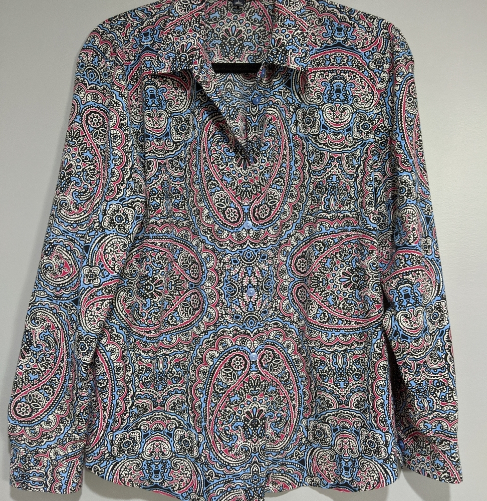 Paisley jones button up